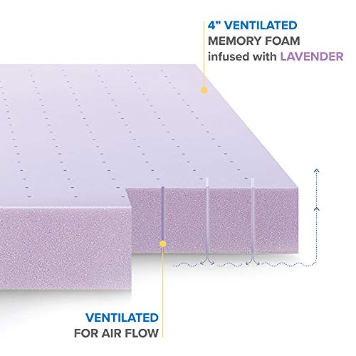 Ventilated Memory Foam Mattress Topper Full a7