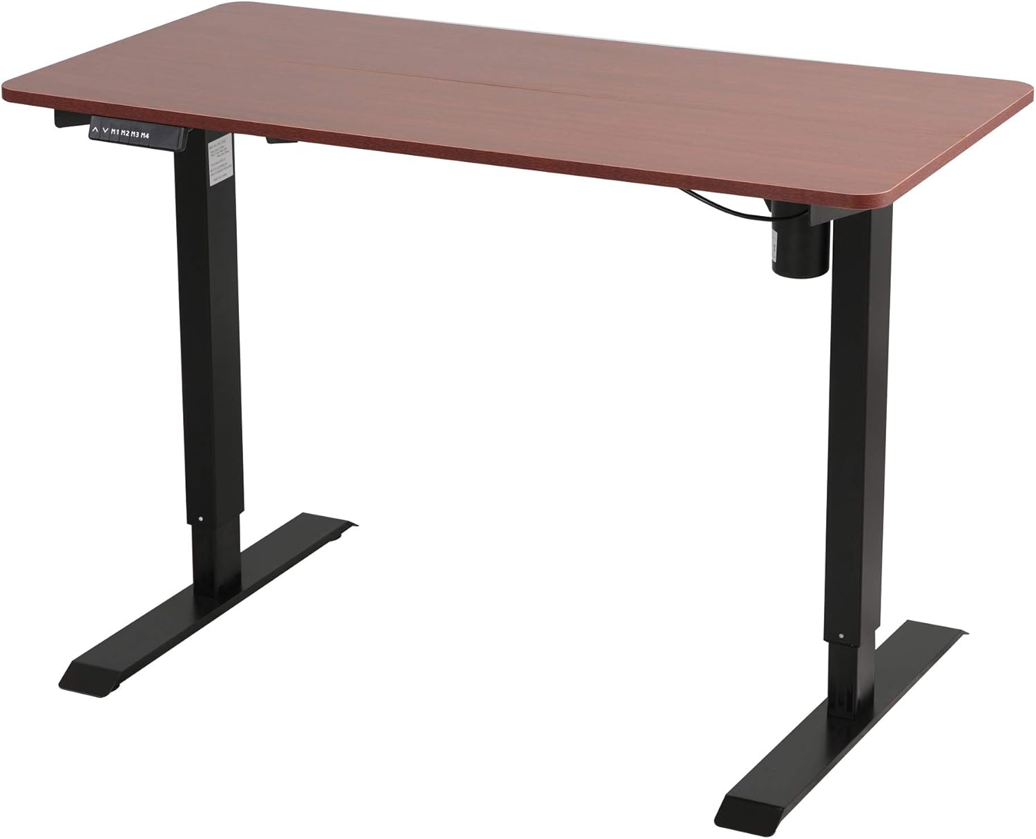 Electric Standing Desk 48 x 24 Inches with Memory Controller Black a7