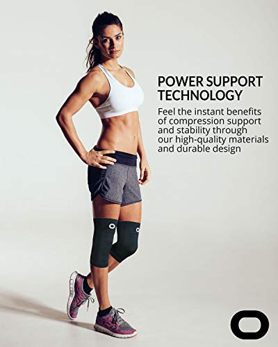 Compression Knee Sleeve for Pain Relief, Non-Slip Gym Support q7m