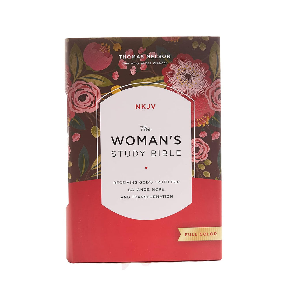 Woman's Study Bible Hardcover Red Letter Full-Color Edition k7m