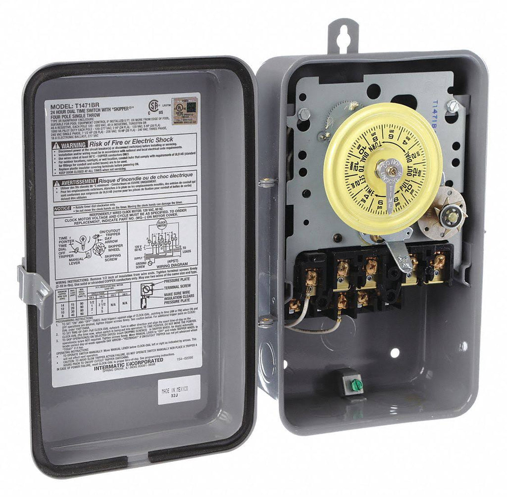 Electromechanical Timer 24 Hour 4Pst a7