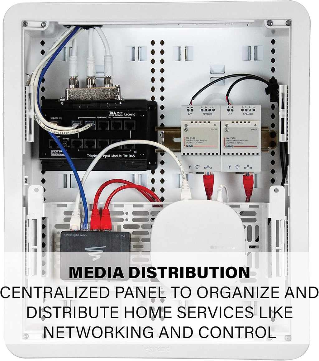 Cable Management Enclosure 17 Inch White k7