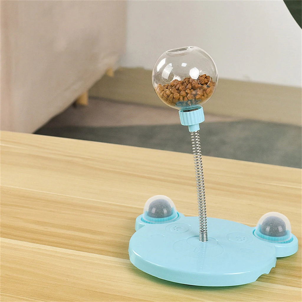 Cat Treat Dispenser Interactive Slow Feeder Toy a7