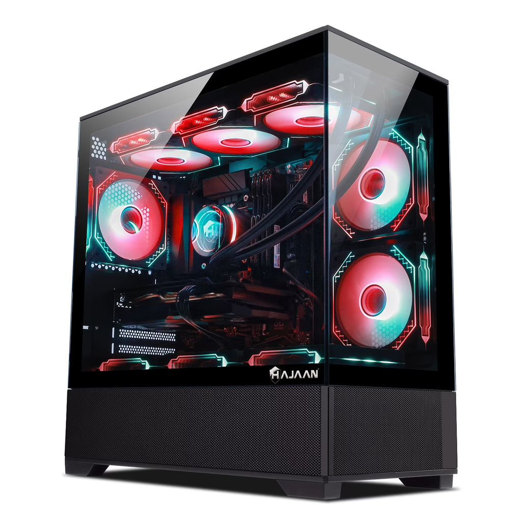 HAJAAN SuperX Gaming PC – Liquid Cooled - Intel i9 12900K - GeForce RTX 3060 12GB - 32GB DDR4 - 2TB NVMe SSD - Windows 11 Pro - WiFi - Bluetooth - Mechanical Keyboard Mouse