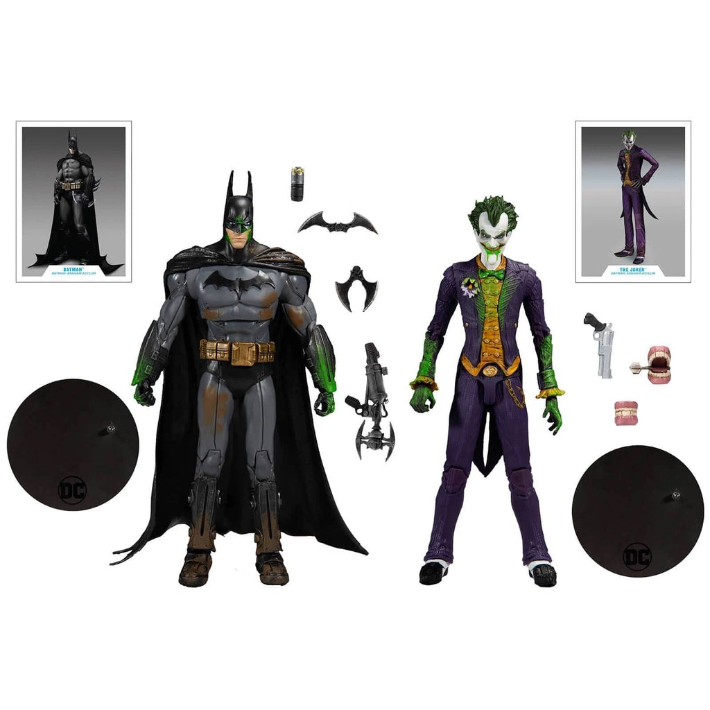 Batman Arkham Asylum Joker 7x22 Action Figure 2-Pack k9