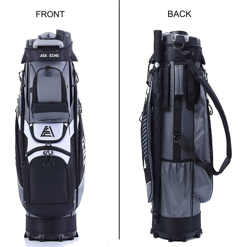 Golf Cart Bag 14 Way Organizer with Rain Cover k7m