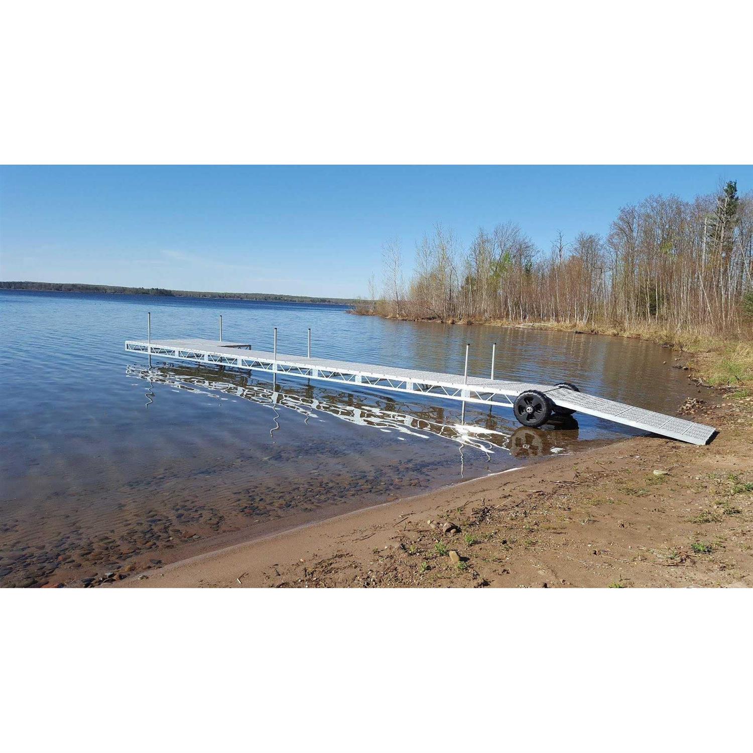Heavy-Duty Plastic Roll-In Dock Boat Lift Wheel a7k