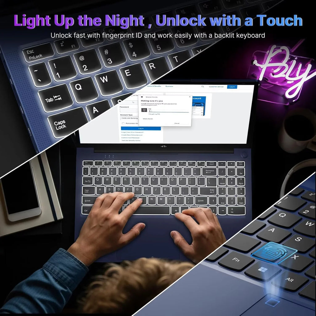 17.3 Gaming Laptop Ryzen 9 32GB RAM 1TB SSD Backlit Keyboard Blue k7