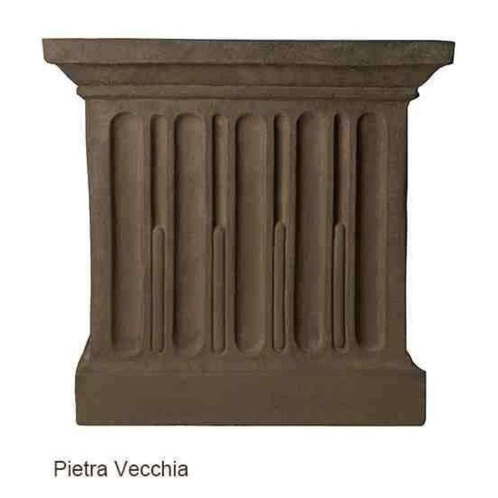 Yin Yang Stone Pedestal Birdbath k7m