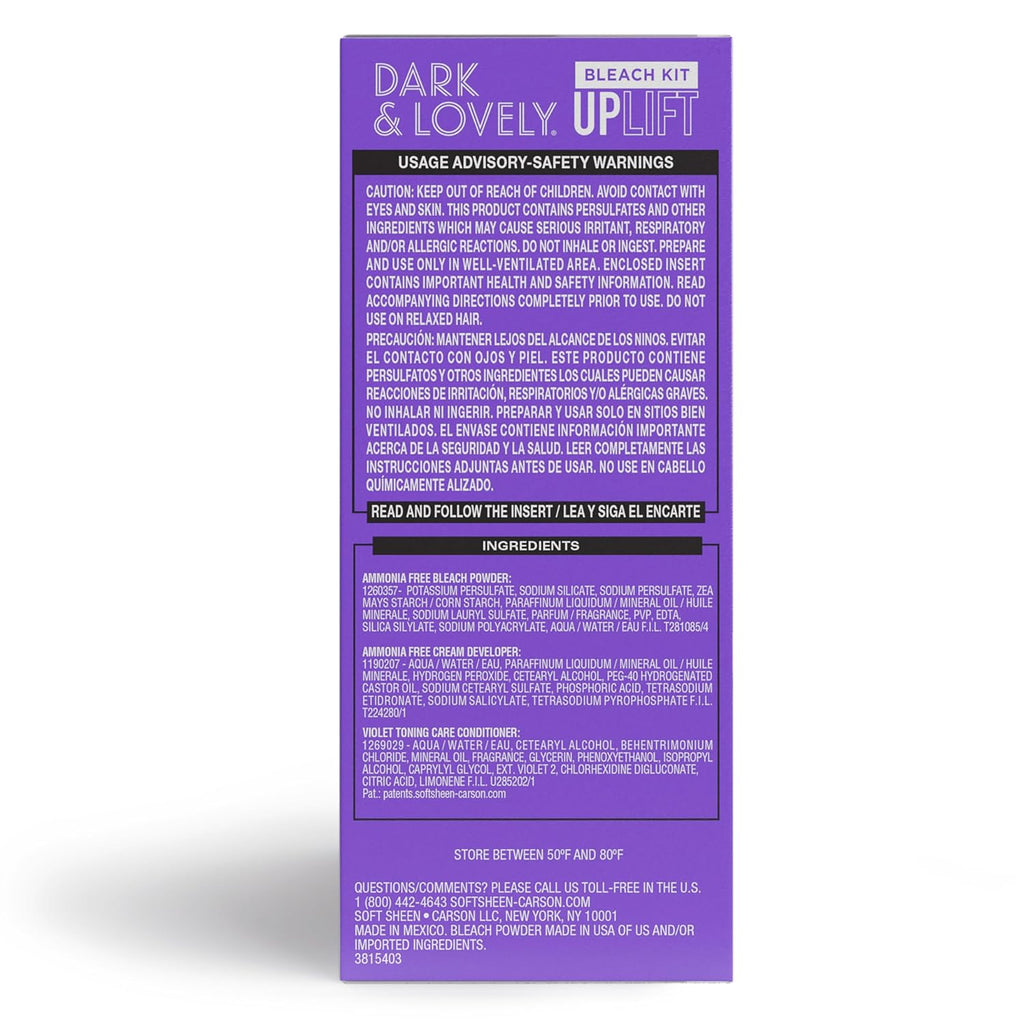 Hair Bleaching Kit for Dark Hair, Bleach Blonde Toner a7