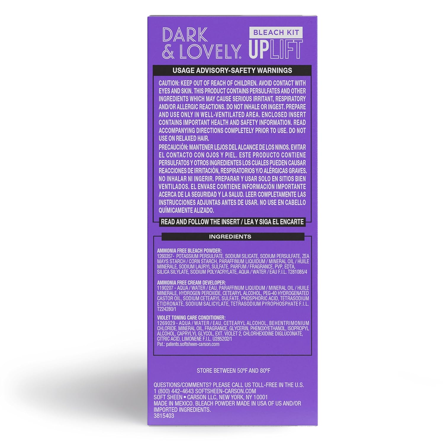 Hair Bleaching Kit for Dark Hair, Bleach Blonde Toner a7