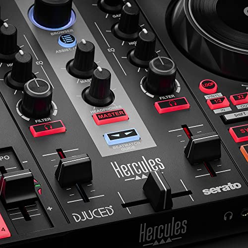 DJ Controller for Learning to Mix with Software and Tutorials Black k7