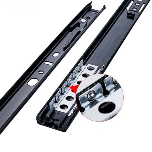 Sliding Drawer Rail Cold Rolled Steel Cabinet Hardware 16 Inch a7