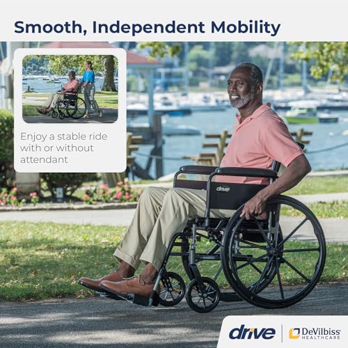 Wheelchair with Removable Arms and Swing Footrests 20 Seat k7