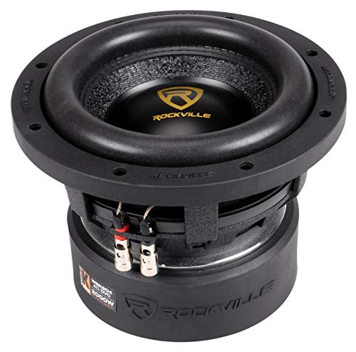 Rockville 10" 2000W Peak Car Subwoofer Dual 2-Ohm 500W RMS Black k7
