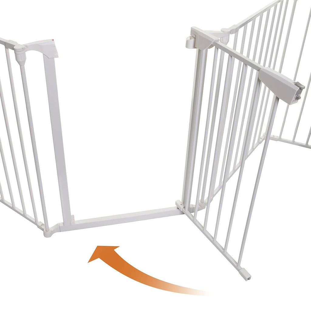Baby Gate for Stairs White a7