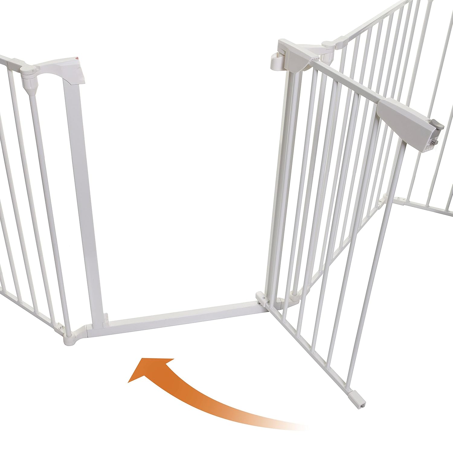 Baby Gate for Stairs White a7