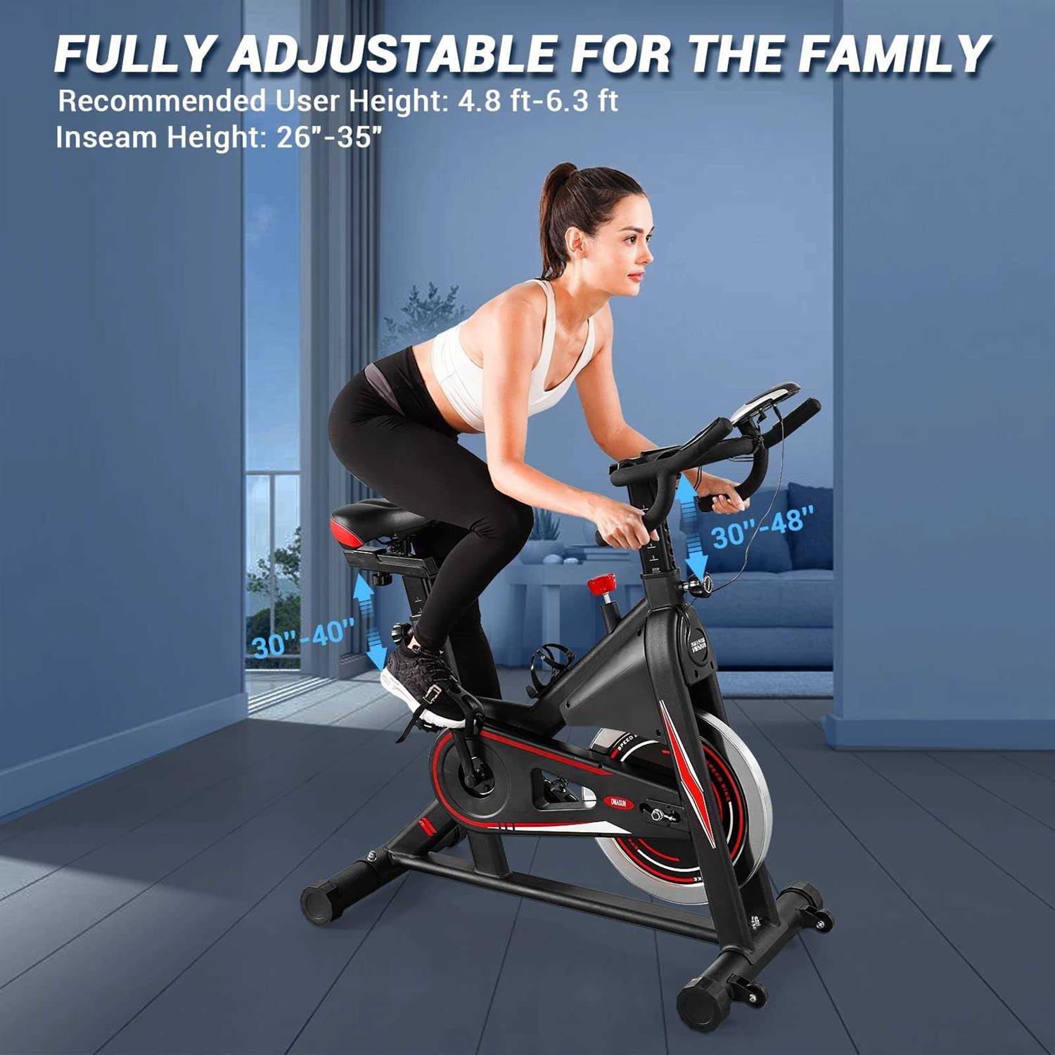 Exercise Bike Indoor Cycling Stationary Comfortable Seat Cushion k7