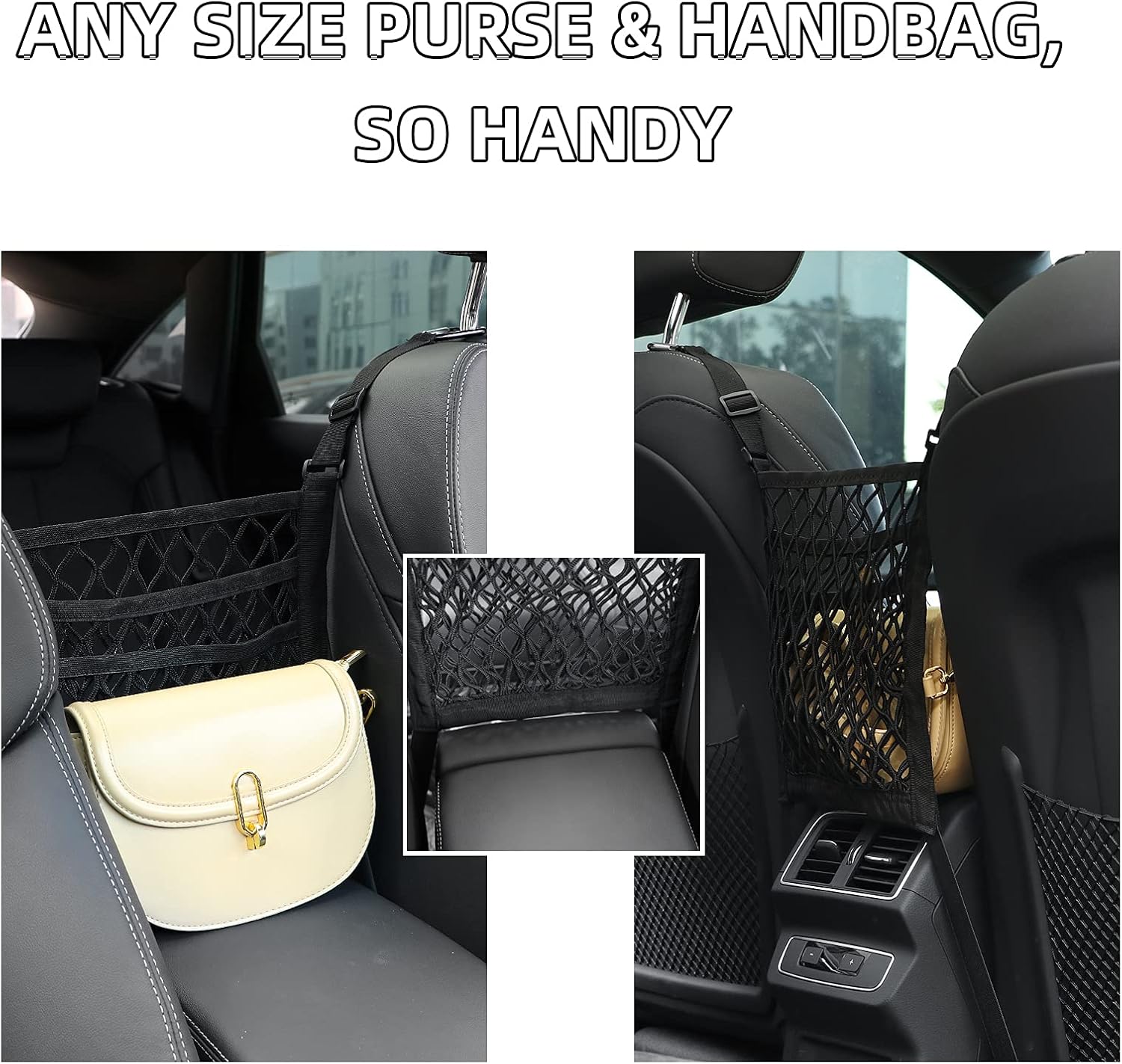 Car Rear Cargo Net Organizer for SUV Trunk a7