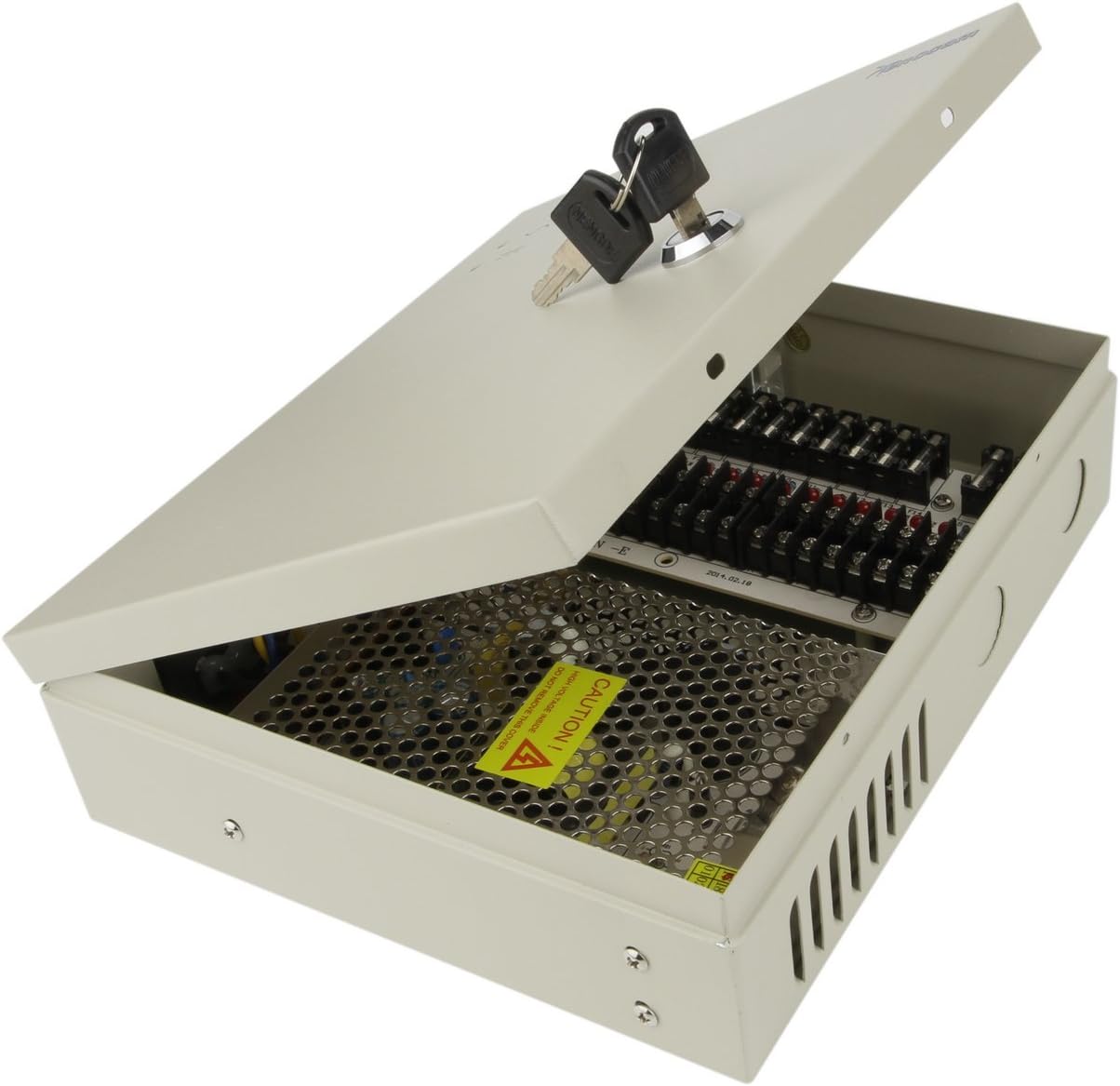 8 Channel 12V DC 5A Power Supply Box for CCTV DVR Security System k7m