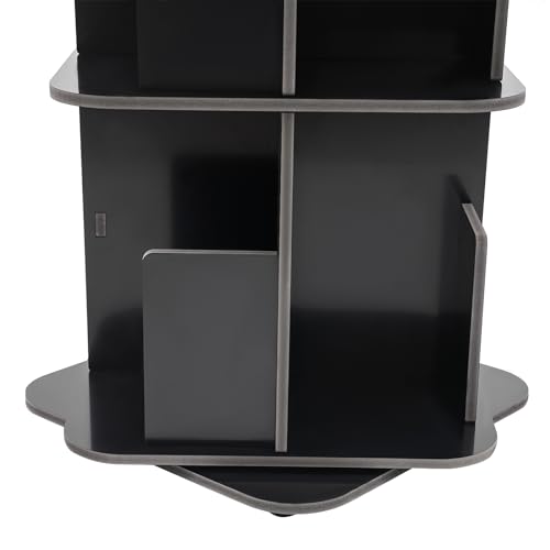 Rotating Bookshelf 3 Tier 360 Revolving Corner Bookcase a7