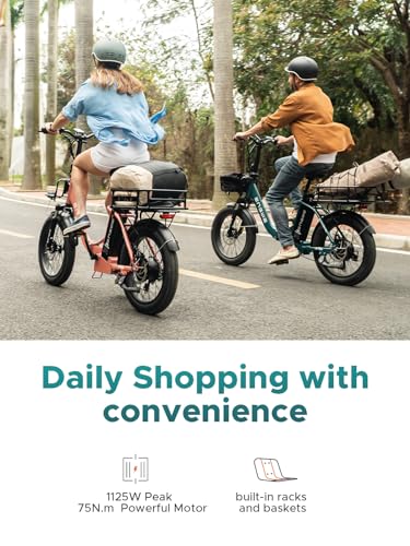 Electric Bike for Adults 20 Fat Tire 52V 13Ah Removable Battery 68Miles 28MPH 7 Speed Dual Suspension k7