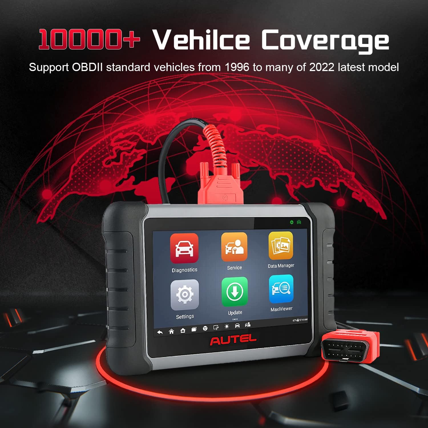 Autel MaxiCOM MK808Z OBD2 Bidirectional Scan Tool 28+ Service A7