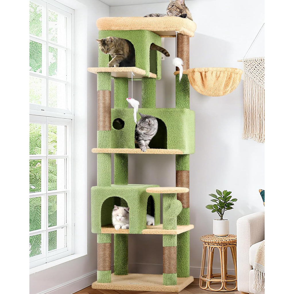 Cat Climbing Tower with Platform and Caves 7k