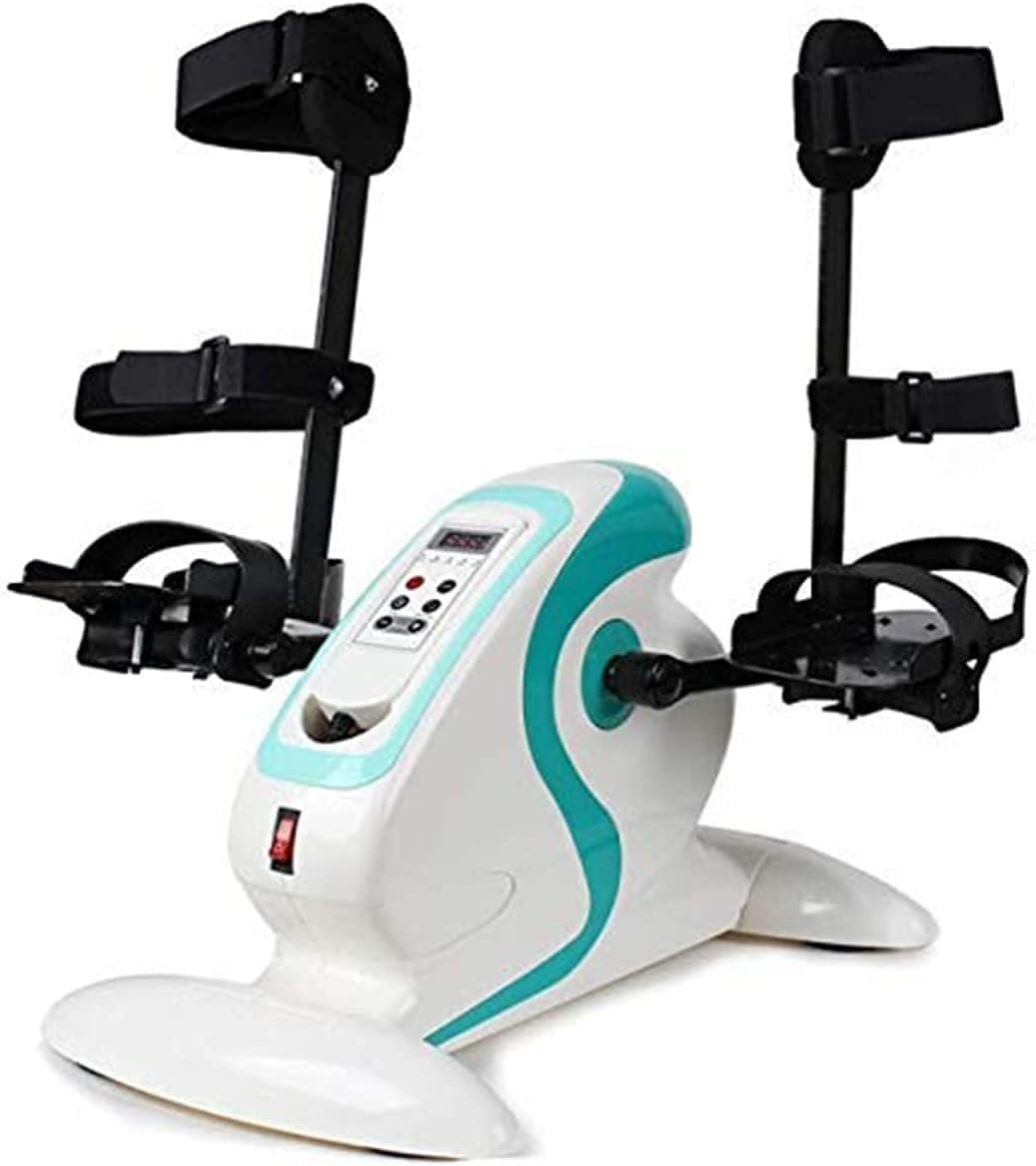Pedal Exerciser with LCD Display, Mini Arm Leg Exercise Bike Foot Hand Cycle Portable Stationary Peddler Machine Bicycle Exerciser for Elderly Men Women