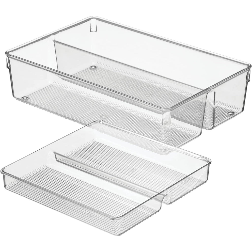 Drawer Organizer 2-Tier Stackable Tray a7