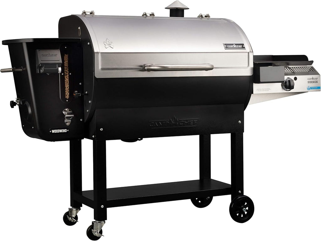 Woodwind Pellet Grill & Smoker with Sidekick 36 inch a7