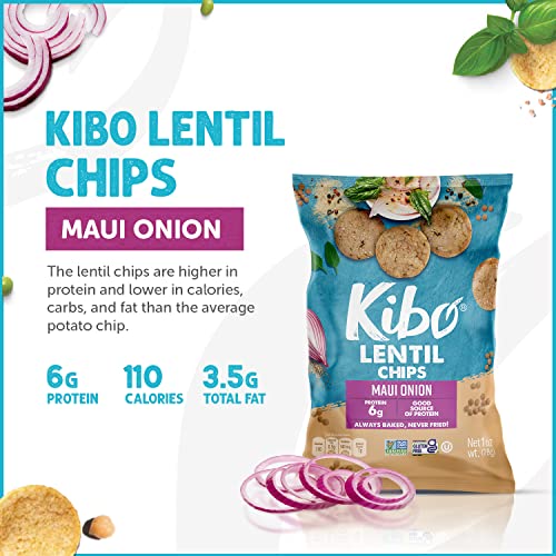 Lentil Chips Variety Pack Gluten-Free Vegan 28g 12 Pack a7