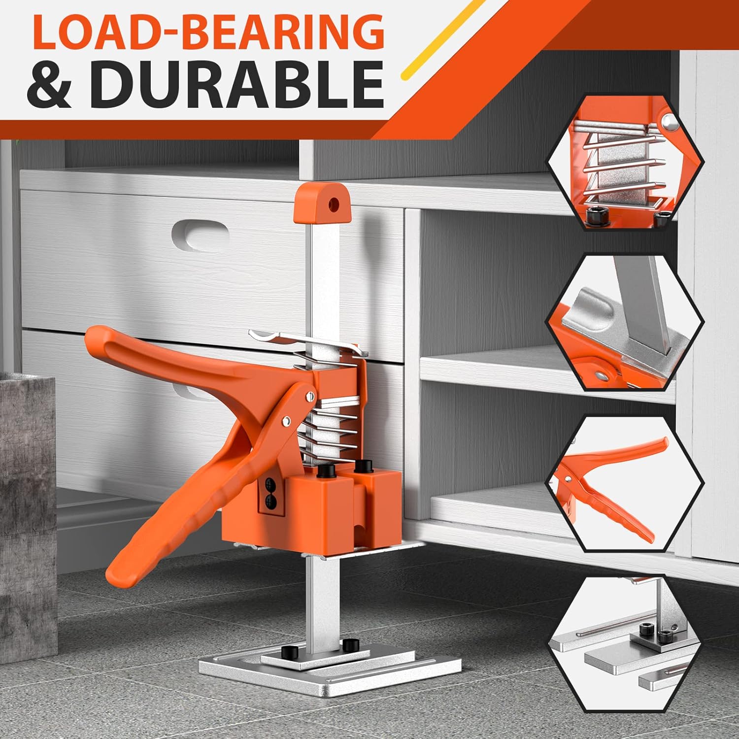 Construction Jack 2 Pack for Cabinet and Tile Installation a7k