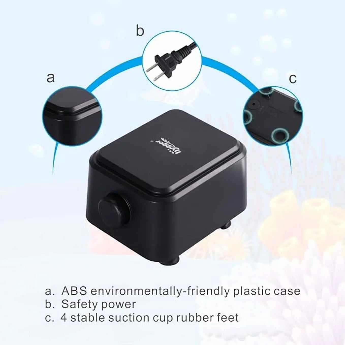Aquarium Air Pump Adjustable 7k