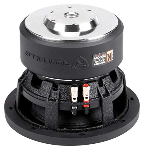 Rockville 10" 2000W Peak Car Subwoofer Dual 2-Ohm 500W RMS Black k7