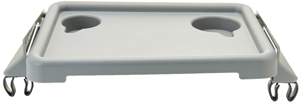Folding Walker Tray with Cup Holders Grey k7p