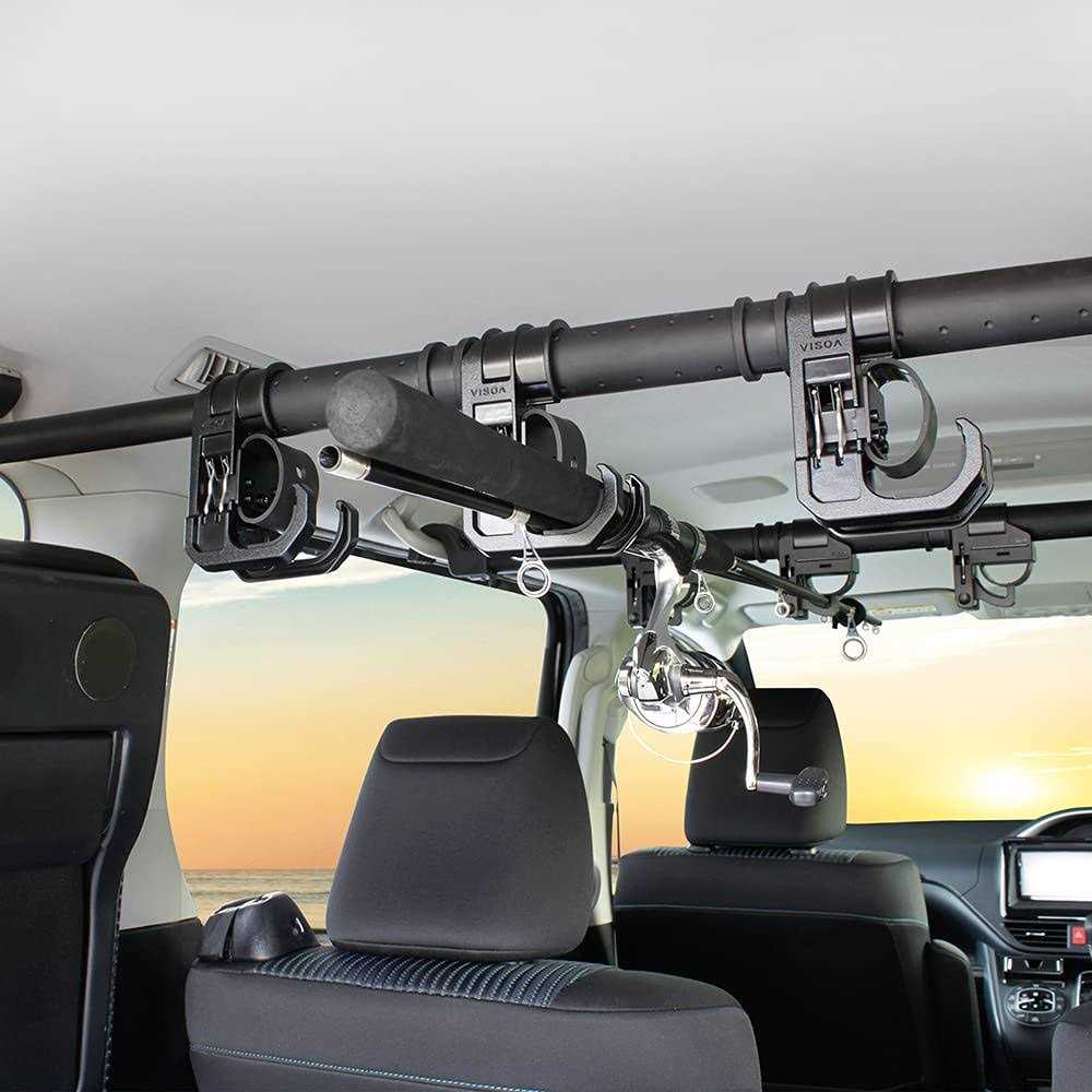 Car Fishing Rod Holder Adjustable 35-57 Inch k7p