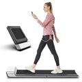 Folding Treadmill, WalkingPad Ultra Slim Foldable Treadmill Smart Fold Walking Pad Portable Safety Non Holder Gym and Running Device P1 Grey 0.5 - Sports Supplies Online Store