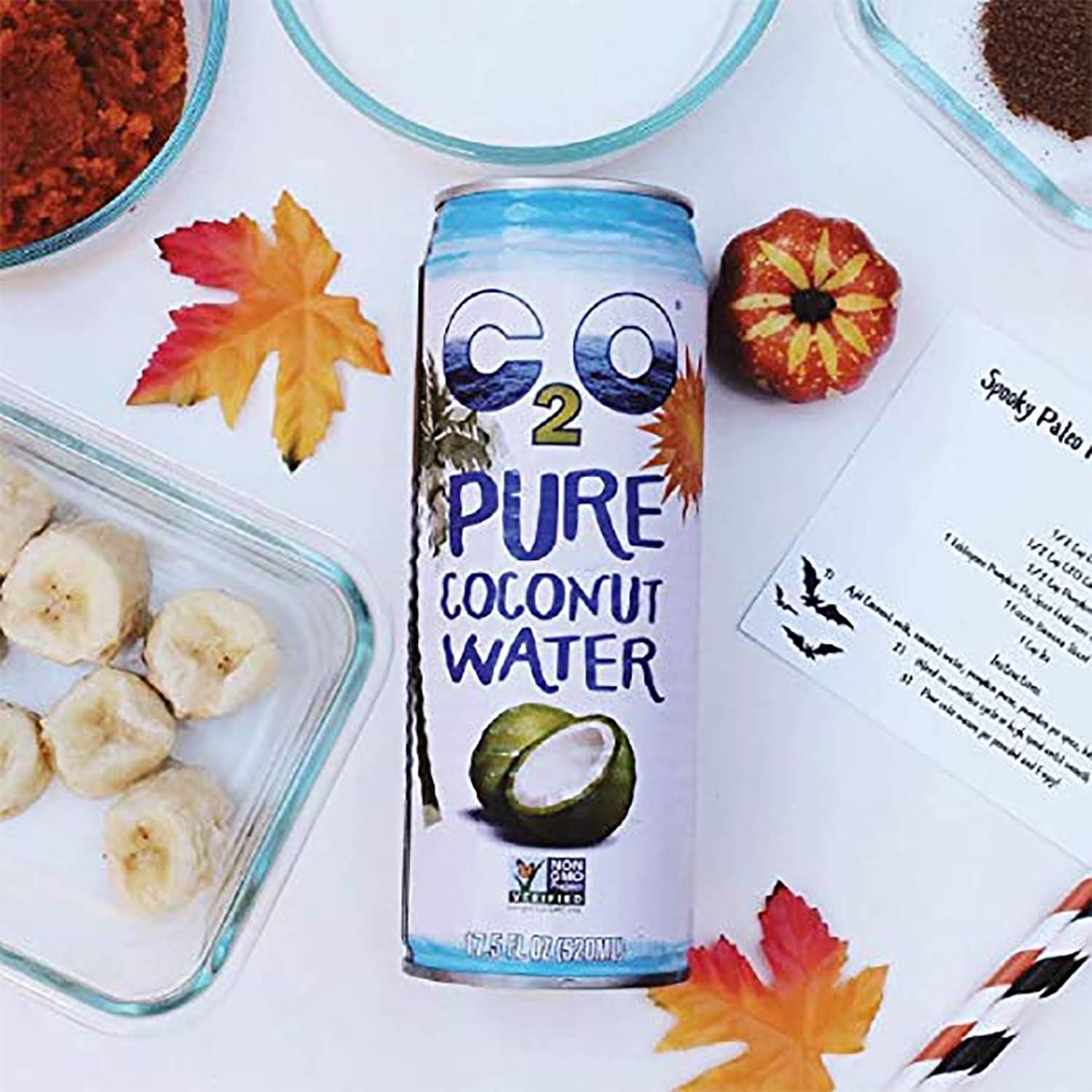 Coconut Water Unsweetened with Electrolytes 17.5 fl oz Pack of 12 k7