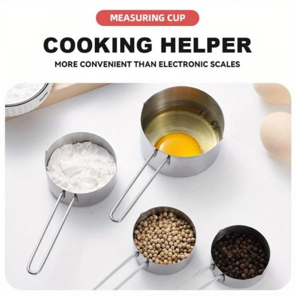 Stainless Steel Measuring Spoons and Cups for Cooking & Baking k7m