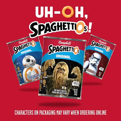 Canned Pasta Star Wars Shapes 15.8 oz 6 Pack k7