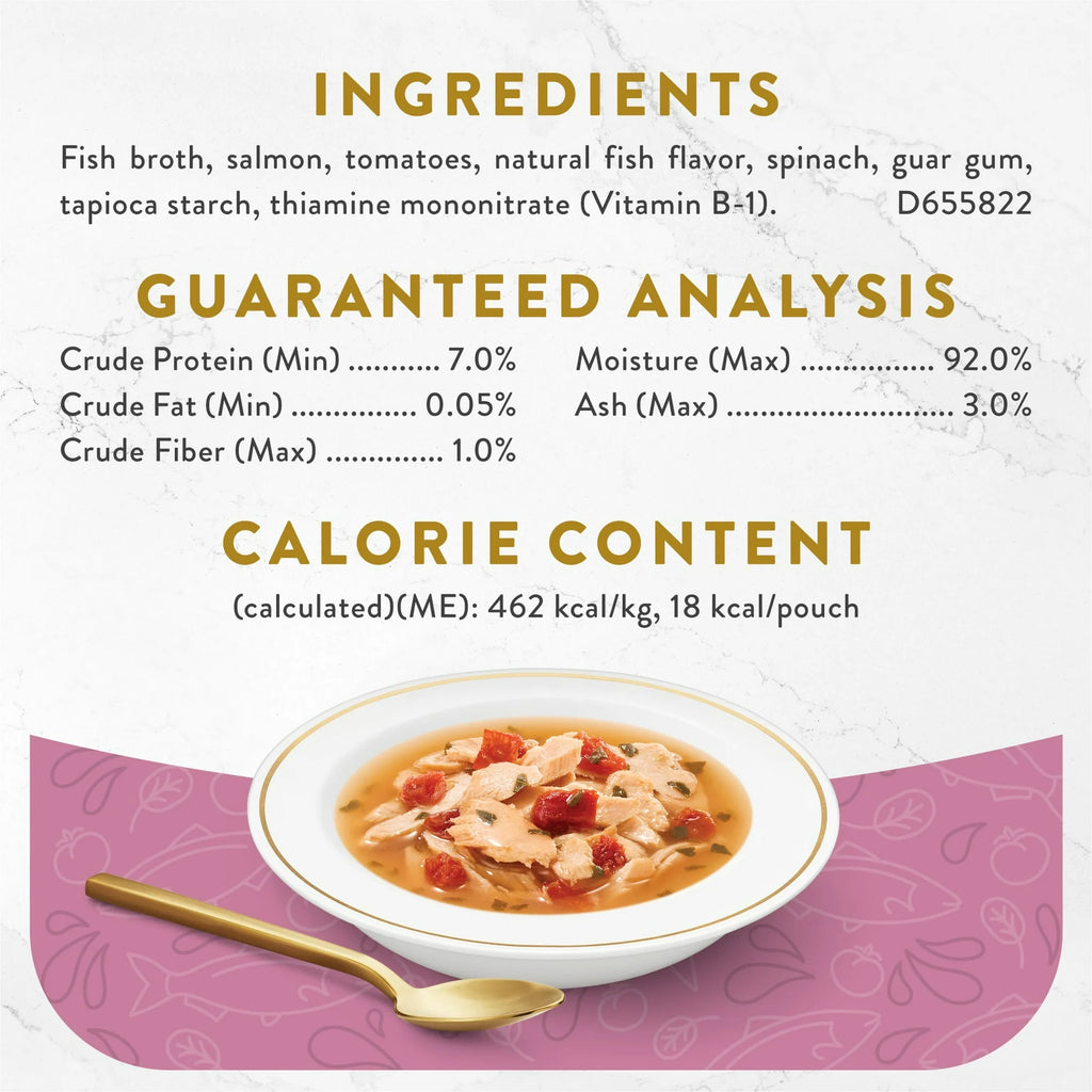 Grain Free Tender Moist Cat Food with Wild Salmon and Vegetables 1.4 oz Pouch k7