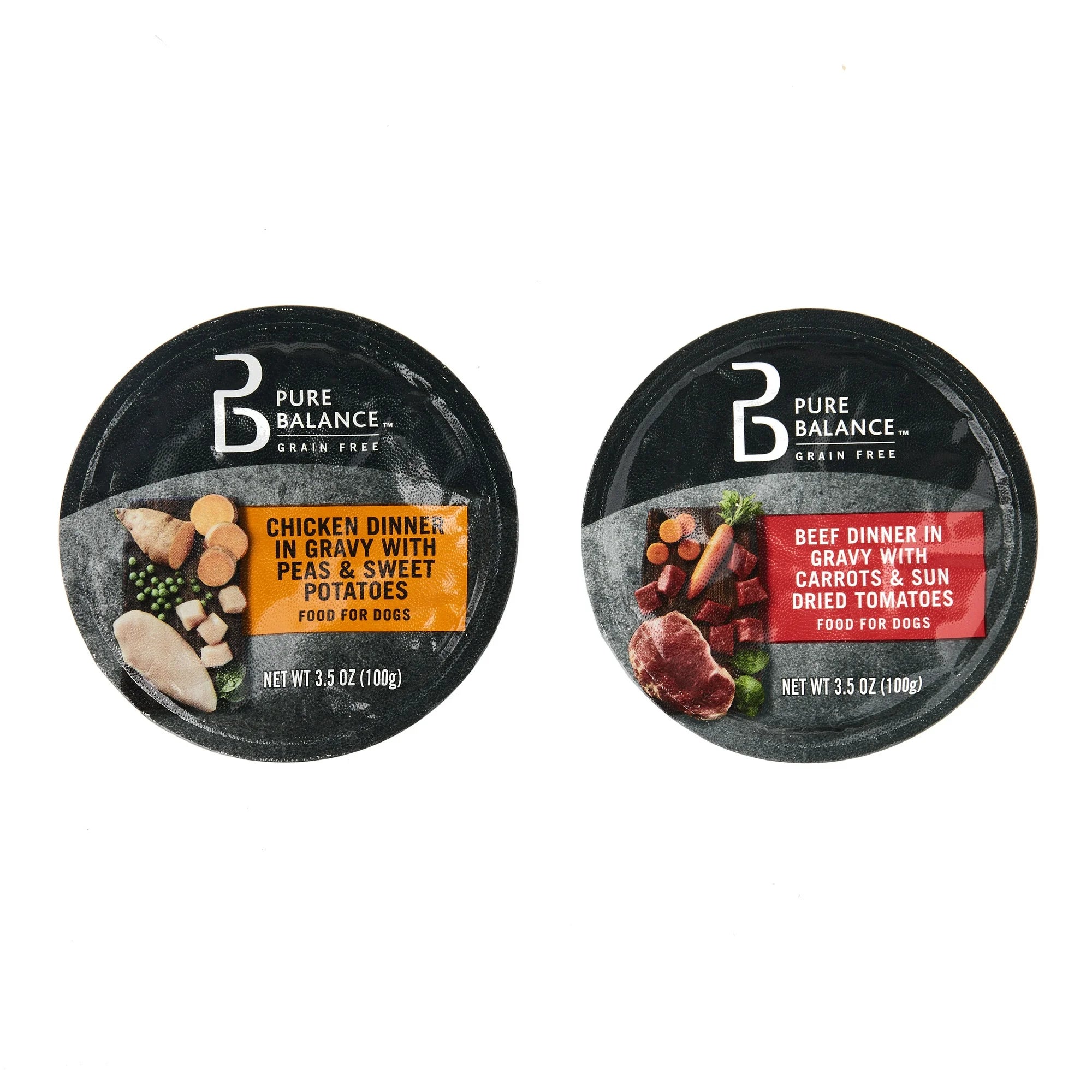 Grain Free Chicken & Beef Dinner Wet Dog Food Variety Pack 3.5 oz k7