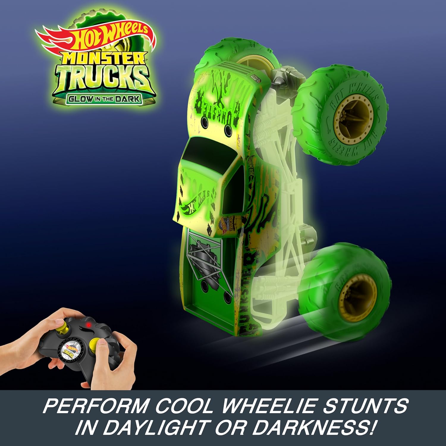 Monster Trucks RC Toy Remote Control Glowing Terrain Tires a7