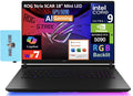 ASUS ROG Strix SCAR AI Gaming Laptop 18in 240Hz Mini LED WQXGA Display (Intel Ultra 9- 275HX, NVIDIA GeForce RTX 5090 24GB, 64GB DDR5, Win 11 Pro) w/Microsoft 365 Personal , DKZ USB Port Expander