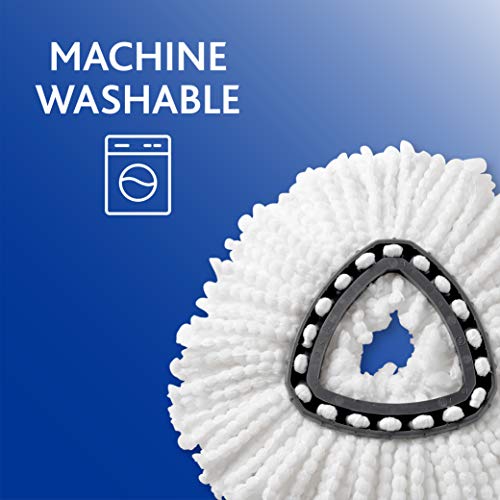 Microfiber Spin Mop & Bucket Floor Cleaning System with Hard Floor Cleaner Lavender 10 Count k7