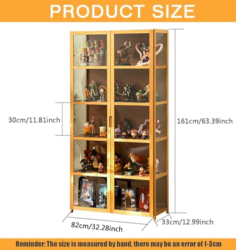Curio Display Cabinet with Acrylic Glass Door k7m