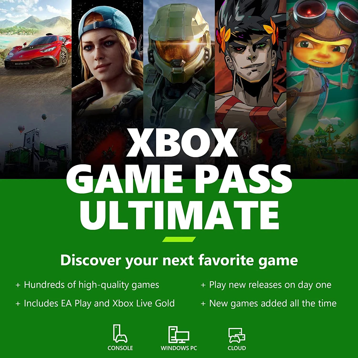 Xbox Series X Console Bundle with Two Wireless Controllers and Game Pass Ultimate a7k