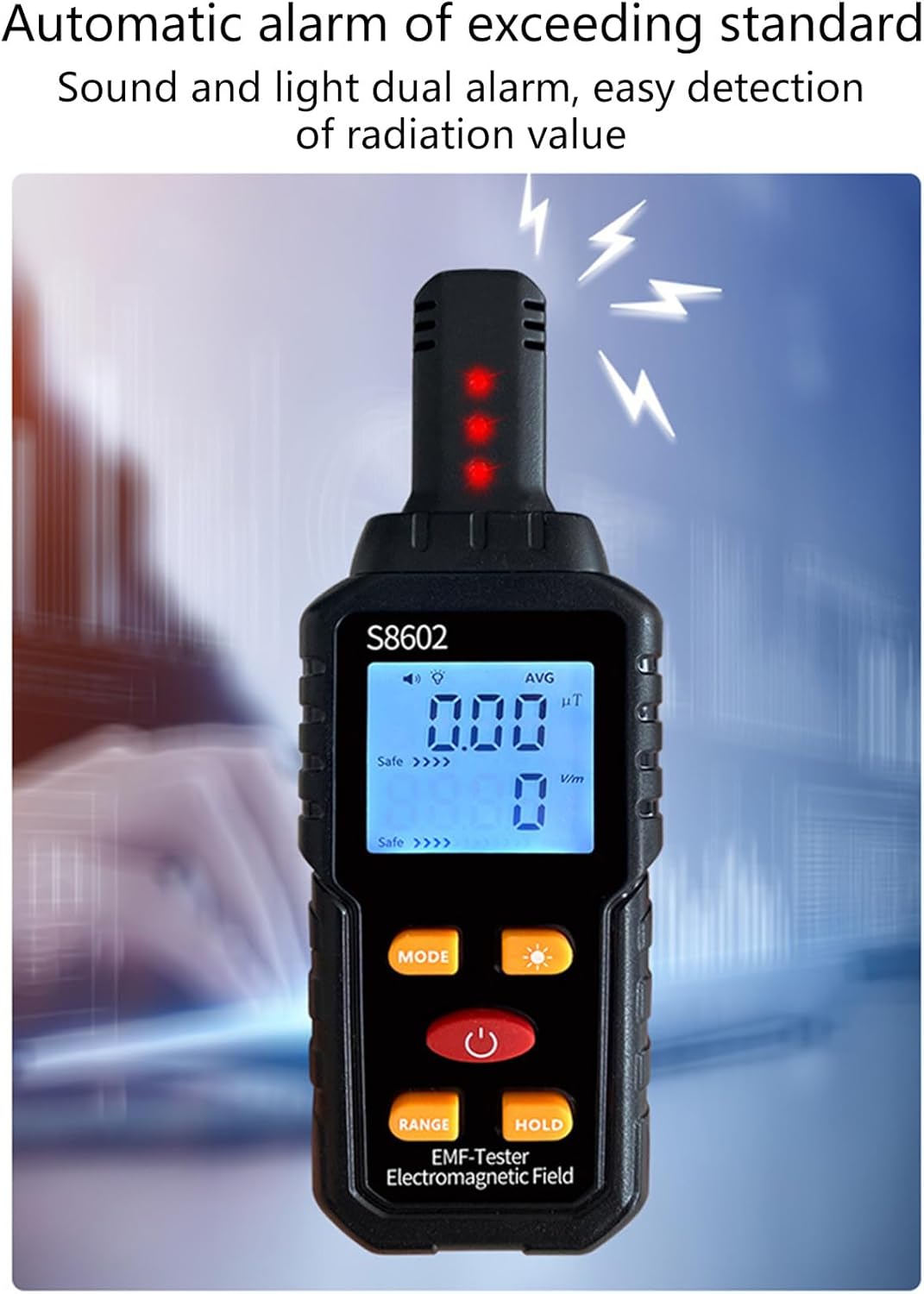 Nuclear Radiation Detector Dosimeter EMF Meter a7