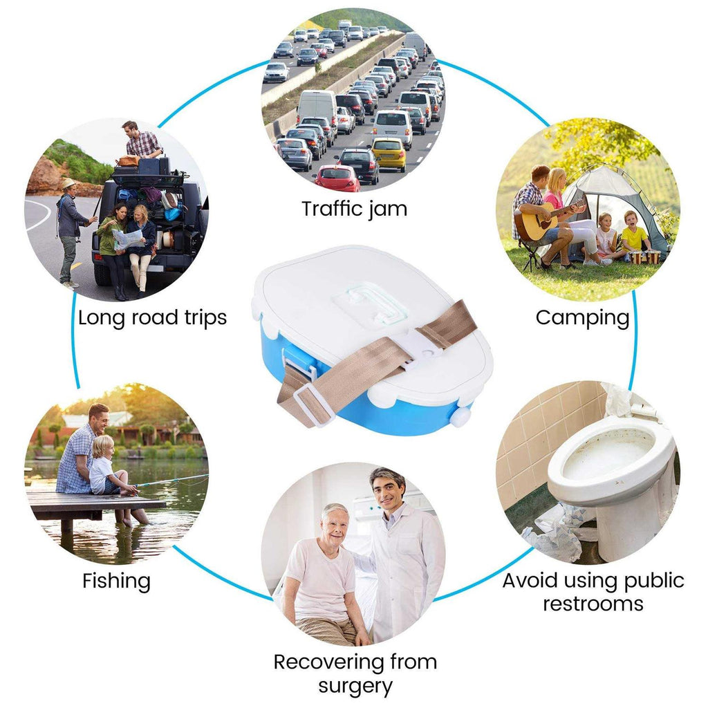 Portable Toilet for Camping Travel Car Hiking Boating x7